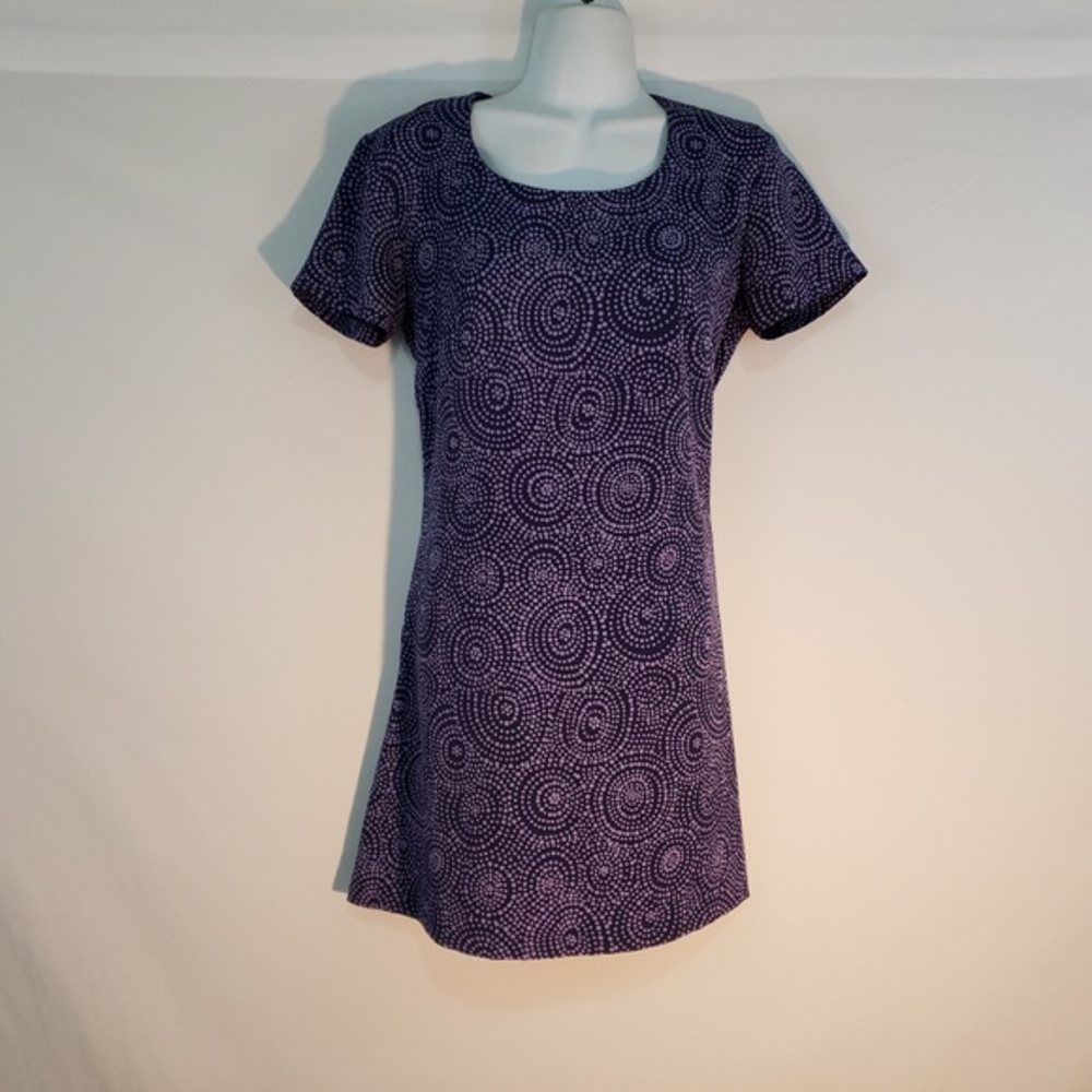 EXPRESS Womens Shift Dress Career Purple‎ Blue XS 1